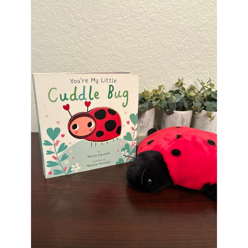 Ty Beanie Buddy - Lucky the Ladybug! With You're My Little Cuddle Bug book
